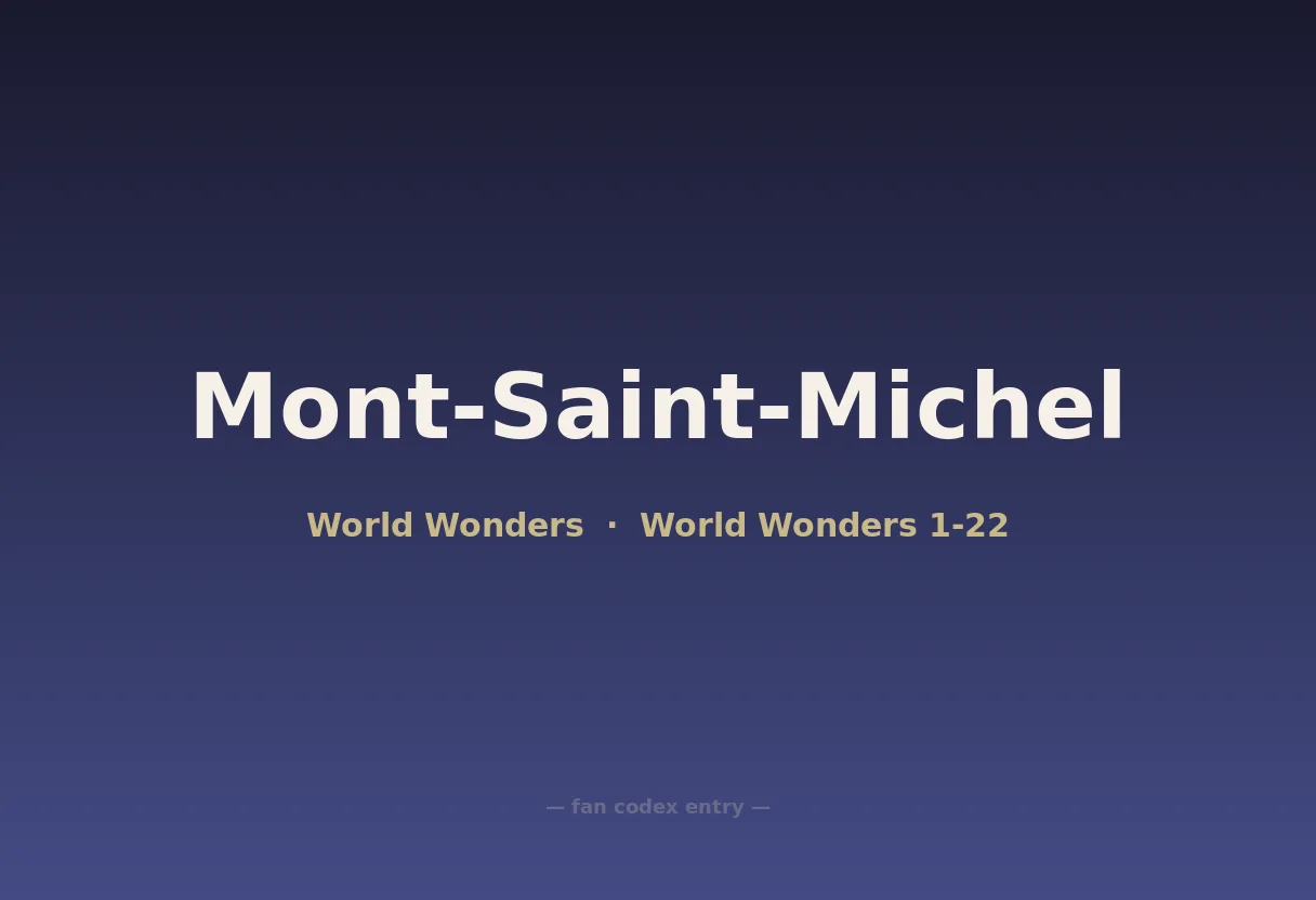 Mont-Saint-Michel