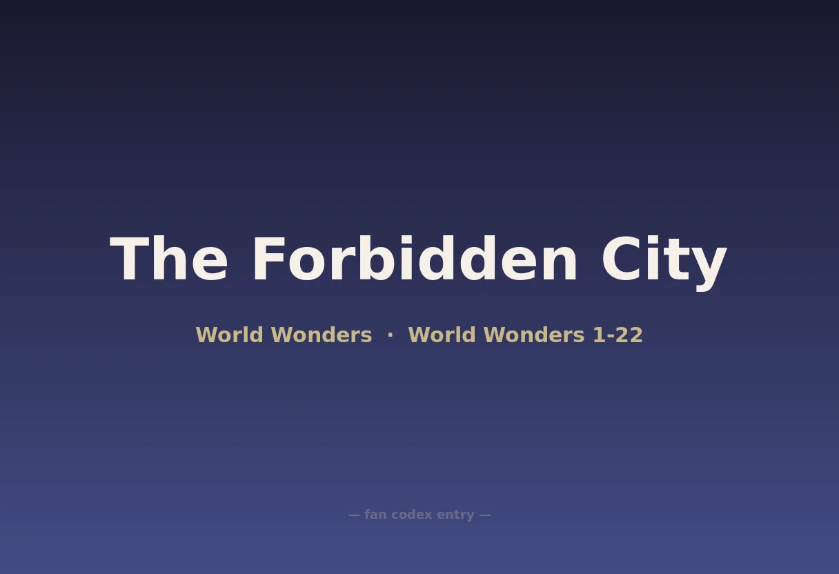 The Forbidden City