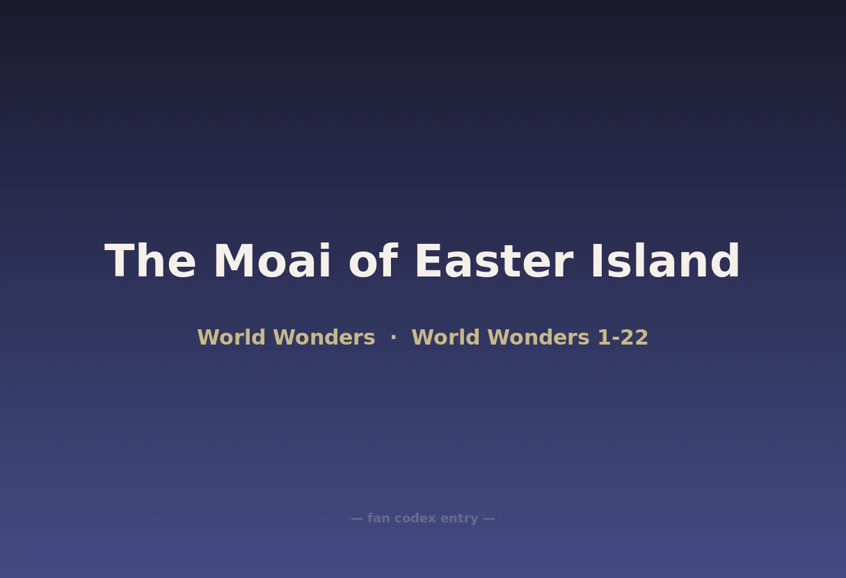 The Moai of Easter Island