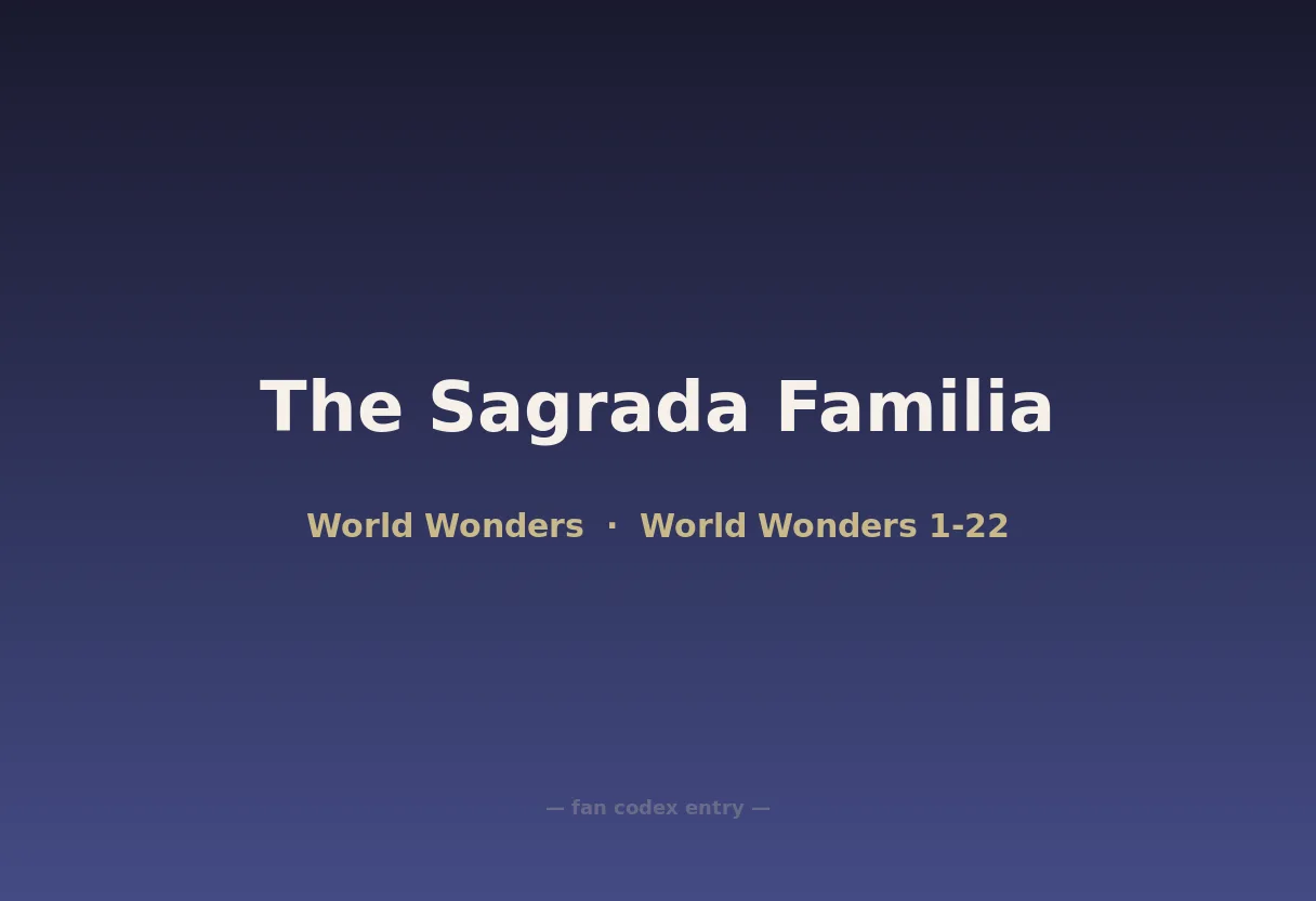 The Sagrada Familia